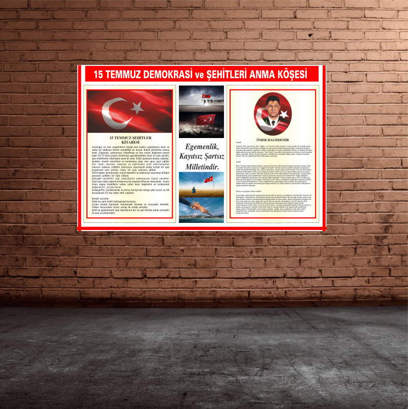 15 temmuz şehitler ve demokrasi köşesi