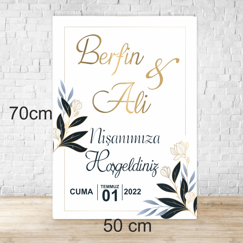 Nişan Kına Düğün Karşılama Panosu